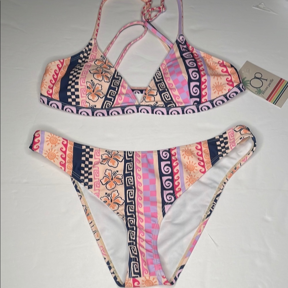 OP Ocean Pacific Bikini 2 Piece Cheeky Bikini